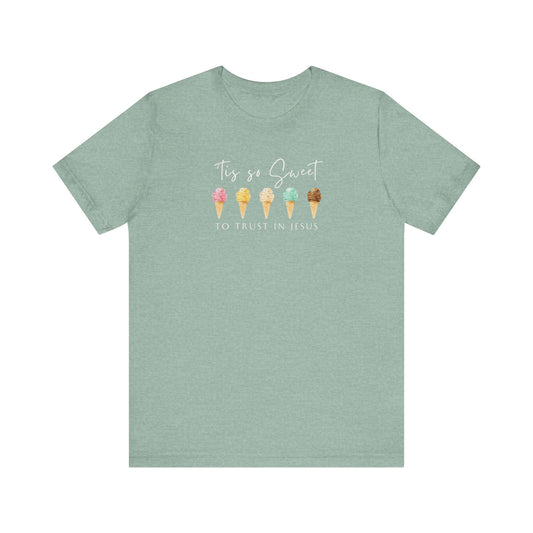 'Tis So Sweet Ice Cream Summer Short Sleeve Tee